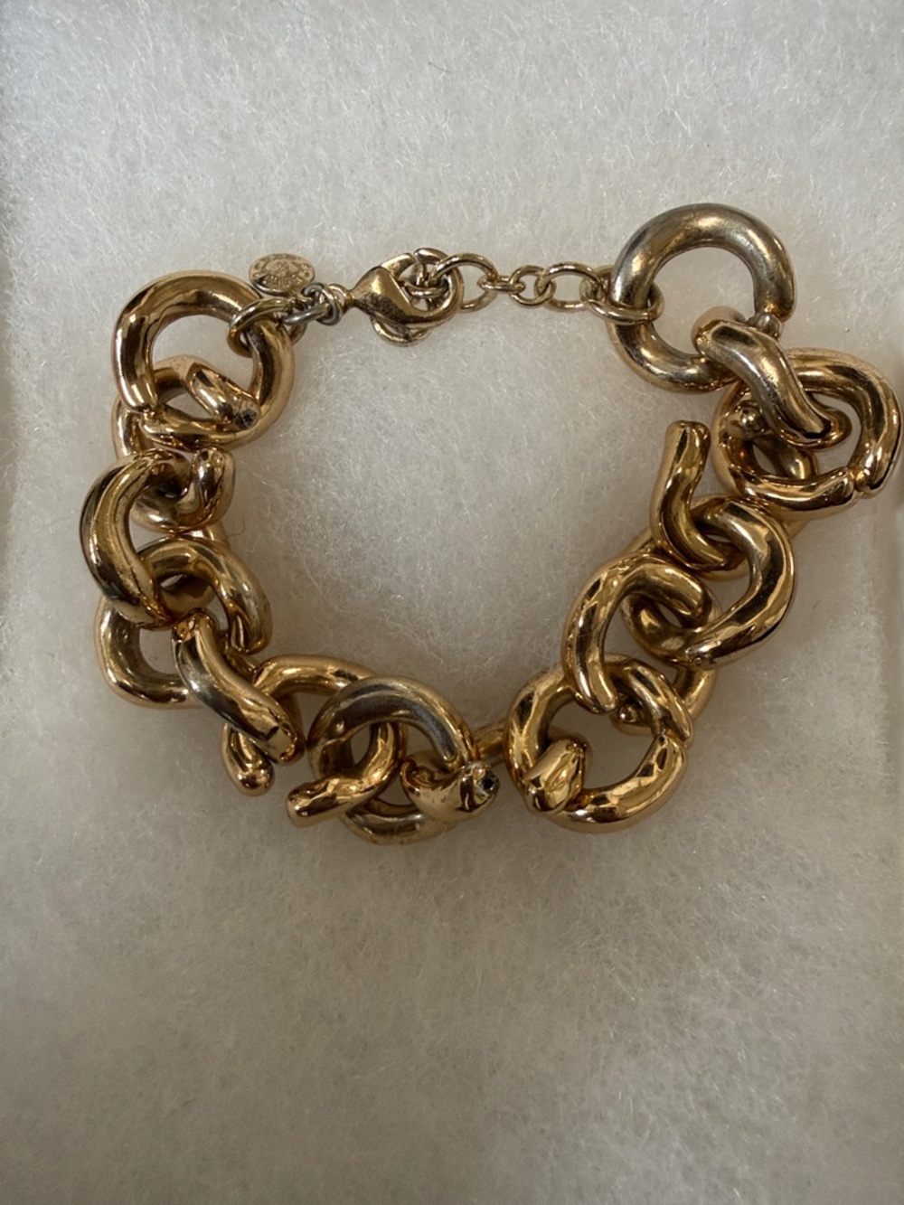 Gold Link Statement Bracelet - Women Jewelry
